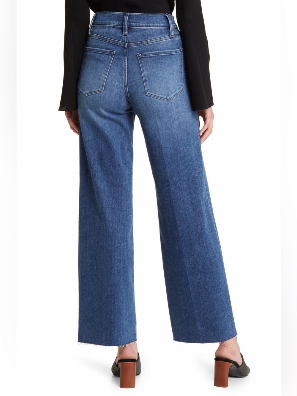 FRAME Le Slim Palazzo Jeans – Crossings Wash, Size 26 - Picture 2 of 15